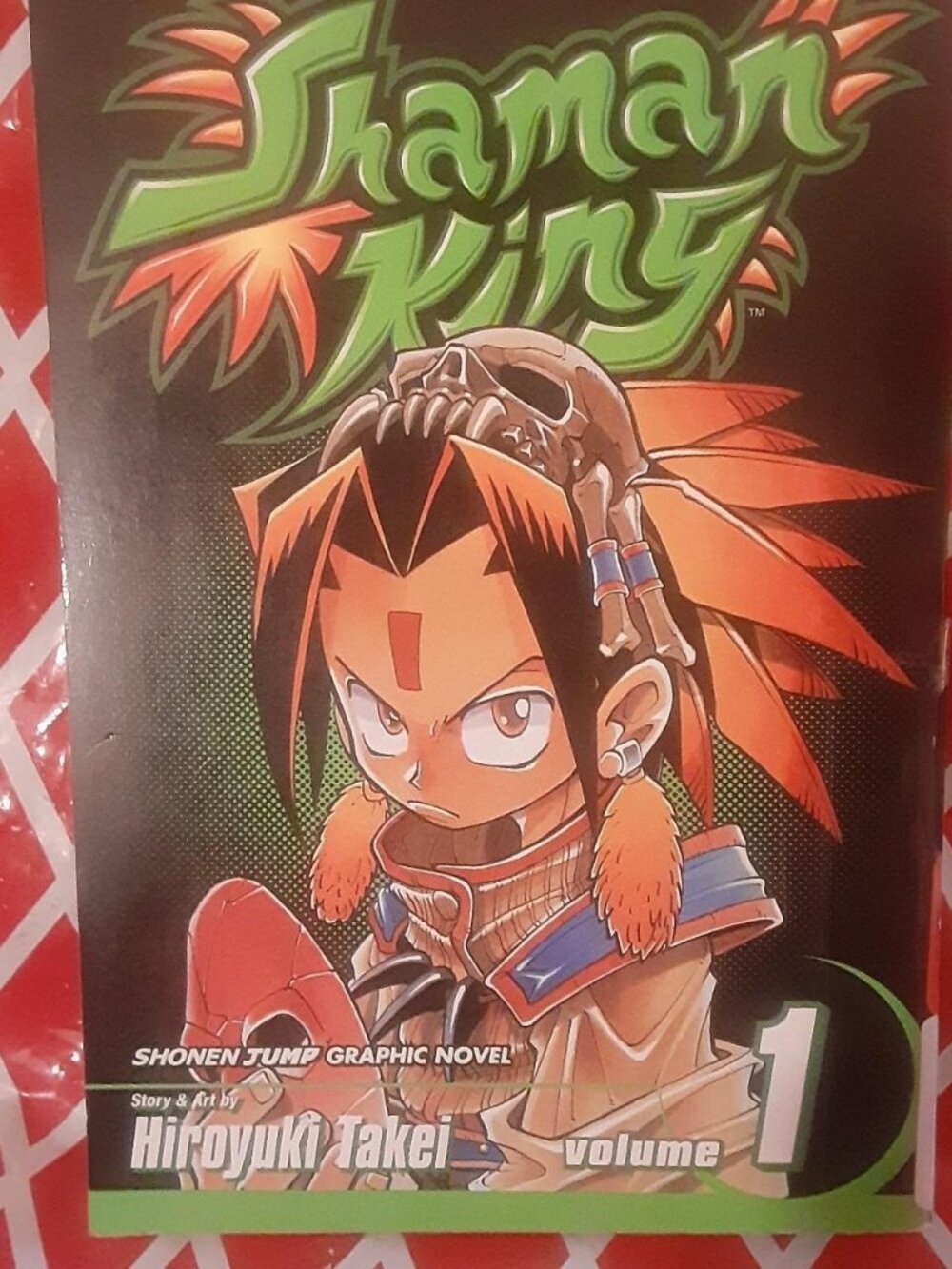 Shaman King vol 1 by Hiroyuki Takei Viz manga 1st printing ex-library book